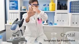  Presentation with sad girl - 