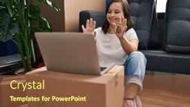  Presentation with standing sitting - 