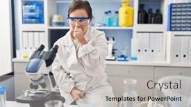  Presentation with down syndrome - Slide set having hispanic-girl-with-down-syndrome background and a light gray colored foreground