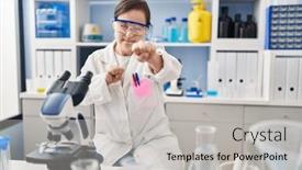  Presentation with dental down syndrome - Presentation design having hispanic-girl-with-down-syndrome background and a light gray colored foreground