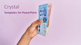  Presentation with bunch - Presentation consisting of hispanic-hand-holding-bunch background and a lemonade colored foreground