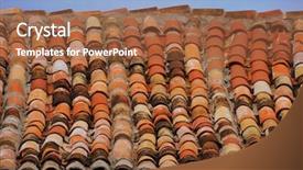  Presentation with abstract - Amazing presentation having hispanic heritage - abstract background of vintage rooftop backdrop and a red colored foreground