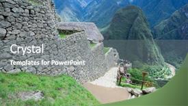  Presentation with november - PPT layouts with hispanic heritage - machu picchu november 11 tourists background and a gray colored foreground