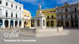  Presentation with spanish heritage - Theme having hispanic heritage - old square with its white background and a gray colored foreground