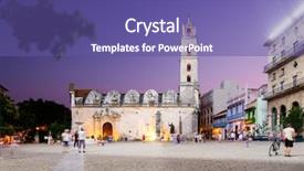  Presentation with san francisco - Audience pleasing slide deck consisting of hispanic heritage - san francisco square one backdrop and a violet colored foreground