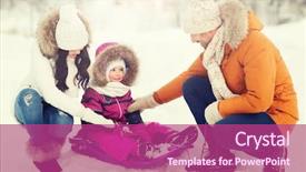  Presentation with family fashion - Presentation having hispanic kids - parenthood fashion season and people background and a violet colored foreground