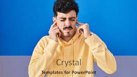  Presentation with blue music - 