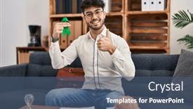  Presentation with ribbon green - 