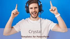  Presentation with music headphones - 