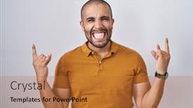  Presentation with rock music - 