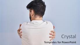  Presentation with self care - Slide deck consisting of hispanic-man-with-beard-standing background and a lemonade colored foreground