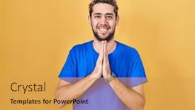  Presentation with forgiveness - Presentation featuring hispanic-man-with-beard-standing background and a yellow colored foreground