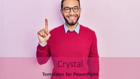  Presentation with beard - Theme with hispanic-man-with-beard-wearing background and a red colored foreground