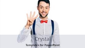  Presentation with beard - Presentation theme with hispanic-man-with-beard-wearing background and a lemonade colored foreground