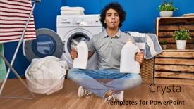  Presentation with laundry detergent - 