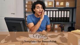  Presentation with curly hair - PPT layouts with hispanic-man-with-curly-hair background and a  colored foreground