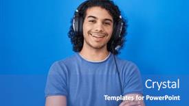  Presentation with person listening - 