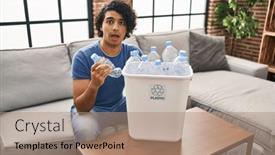  Presentation with plastic recycling - 