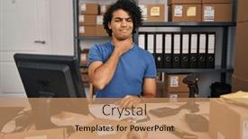  Presentation with infection - Presentation enhanced with hispanic-man-with-curly-hair background and a coral colored foreground