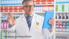  Presentation with pharmacy tablet - 
