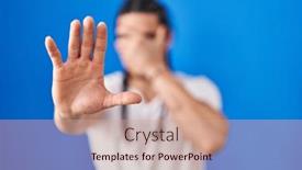  Presentation with long hair man - Slide set featuring hispanic-man-with-long-hair background and a  colored foreground