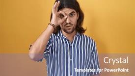  Presentation with long hair man - 