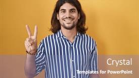  Presentation with long hair man - 