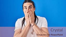  Presentation with long hair man - 