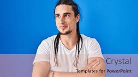  Presentation with long hair man - 