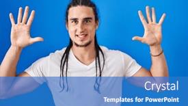  Presentation with long hair man - 