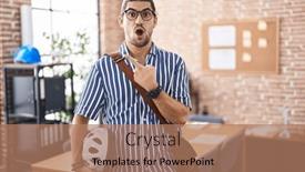  Presentation with long hair man - 