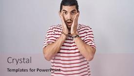  Presentation with long hair man - 