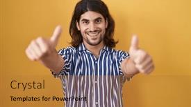  Presentation with long hair man - 