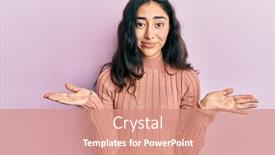  Presentation with veterinary dental - Beautiful PPT theme featuring hispanic-teenager-girl-with-dental and a coral colored foreground