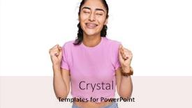  Presentation with dental - Slide deck featuring hispanic-teenager-girl-with-dental background and a coral colored foreground