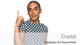  Presentation with transgender - Amazing PPT layouts having hispanic-transgender-man-wearing-make backdrop and a white colored foreground