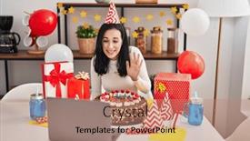  Presentation with happy birthday cake - 