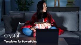  Presentation with popcorn movie - 