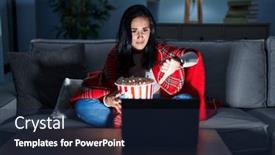  Presentation with popcorn movie - 