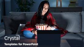  Presentation with popcorn movie - 