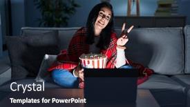  Presentation with popcorn movie - 