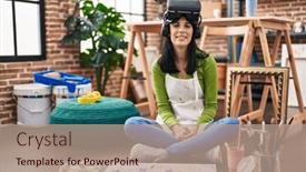  Presentation with standing sitting - 