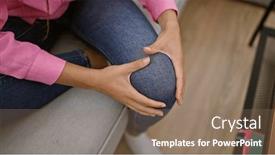  Presentation with living room - Slides with hispanic-woman-s-hands-clutching and a  colored foreground