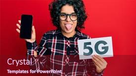  Presentation with curly hair - PPT layouts with hispanic-woman-with-curly-hair background and a wine colored foreground