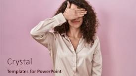  Presentation with woman sad - 