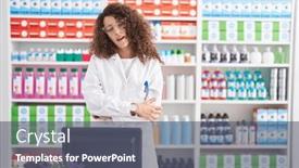  Presentation with curly hair - Slide set featuring hispanic-woman-with-curly-hair background and a gray colored foreground