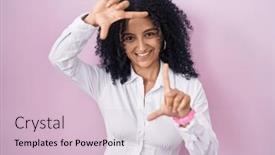  Presentation with frame pink - 