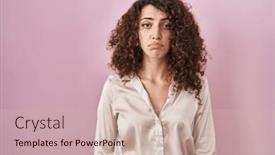  Presentation with woman crying - 