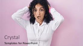  Presentation with woman hands open - 