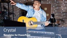  Presentation with music classic - 